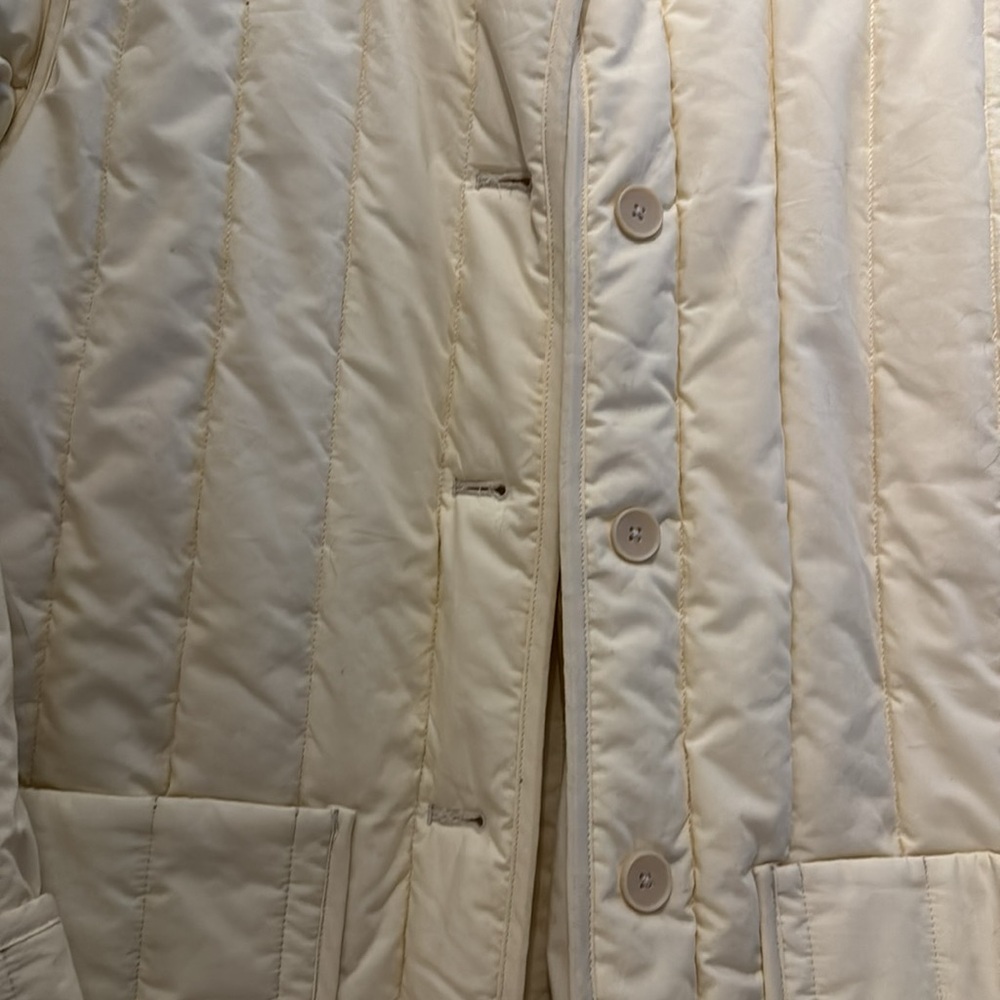 Everlane Cream Quilted Jacket - Picture 4 of 5